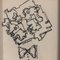 Wayne Cunningham, Abstrakte Komposition, 1980er, Tinte auf Papier, gerahmt 2