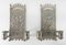 20th Century Gothic Revival Pewter Wall Candleholders, Set of 2, Image 13