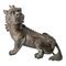 Chinesische Foo Dog Wächter Löwe oder Qylin Figur aus Bronze, 19. Jh. 1