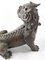 Chinesische Foo Dog Wächter Löwe oder Qylin Figur aus Bronze, 19. Jh. 11