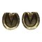 Small Brass Horseshoe with Hoof Ashtrays, 1950s, Set of 2 1