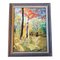 Paseo a caballo por el bosque, años 60, pintura sobre lienzo, enmarcado, Imagen 1