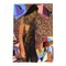 Desnudo femenino abstracto modernista, años 70, Pintura sobre papel, Imagen 1
