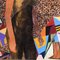 Desnudo femenino abstracto modernista, años 70, Pintura sobre papel, Imagen 3