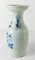 Early 20th Century Chinese Pale Celadon and Underglaze Blue Vase 5