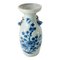 Early 20th Century Chinese Pale Celadon and Underglaze Blue Vase 1