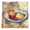 Modernist Still Life with Fruit, 1970s, Painting on Canvas, Image 1