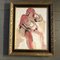 Desnudo femenino abstracto, años 70, Acuarela sobre papel, Enmarcado, Imagen 4