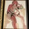Desnudo femenino abstracto, años 70, Acuarela sobre papel, Enmarcado, Imagen 2