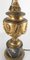 Französische Tischlampe aus vergoldeter Bronze mit italienischem Portoro Marmor 7