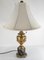 French Gilt Bronze Table Lamp with Italian Portoro Marble 12