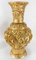 Chinoiserie Hollywood Regency Gold Vases, Set of 2 6