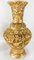 Chinoiserie Hollywood Regency Gold Vases, Set of 2 5