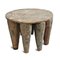 Tabouret Nupe Vintage en Bois 2