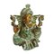 Antikes Messing & Grünspan Ganesha 7