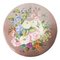 French Floral Porcelain Plaque, Image 1
