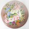 French Floral Porcelain Plaque, Image 2
