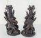 German Carved Black Forest Walnut Vases, Set of 2, Image 7