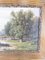 American School Artist, Landscape, 1890s, Huile sur Carton, Encadré 4