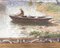 Artista della scuola americana, Paesaggio, fine XIX secolo, Olio su cartone, con cornice, Immagine 5