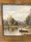 Artista escolar estadounidense, paisaje, década de 1890, óleo sobre cartón, enmarcado, Imagen 3