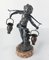 Silvered Metal Figure of Boy Carrying Water 11