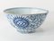 Antike chinesische Porzellanschale in Blau und Weiß 11