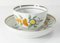 Antike englische Teetasse mit Untertasse aus Pearlware, 2er Set 12