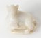 Early 20th Century Chinese Carved White Nephrite Jade Rat Toggle 2