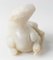 Early 20th Century Chinese Carved White Nephrite Jade Rat Toggle, Image 5