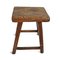 Vintage Elm Village Stool 3