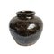 Vintage Black Village Ceramic Pot 6