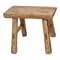 Tabouret de Ferme Vintage en Orme 1