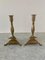 Neoclassical Brass Paw Foot Candleholders, Set of 2 2