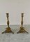 Neoclassical Brass Paw Foot Candleholders, Set of 2 4