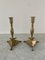 Neoclassical Brass Paw Foot Candleholders, Set of 2 3