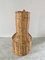 Vintage Boho Wicker Vase Korb 8