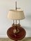 Französische Mid-Century Messing Bouillotte Lampe von Warren Kessler 10