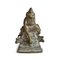 Petite Statue Hanuman Antique en Bronze 3