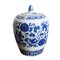 Blue & White Ceramic Ginger Jar 1