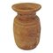 Vintage India Wood Pot, Image 1