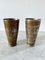 Antike indische Vasen aus geätztem Messing & Metall, Paar, 2 . Set 2