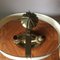 Lampe Bouillotte Double Dauphin Antique en Laiton avec Abat-Jour en Tole 9