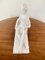 Neoklassizistischer italienischer liegender Mann aus weißem Porzellan mit Füllhorn-Skulptur 9