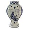 Hand Painted Blue and White Porcelain Vase from Delft 1