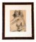 Estudio de mujer desnuda, años 50, carboncillo sobre papel, Imagen 1
