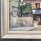 Escena de una calle de París, años 60, pintura sobre lienzo, Imagen 6