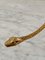 Gewundene Vintage Schlangenschlange aus Messingguss 2