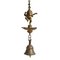 Antike Ganesha Glocke Öllampe aus Bronze 7