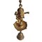 Lámpara de aceite Ganesha antigua de bronce, Imagen 4